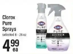 Lowes Foods Clorox pure sprays offer