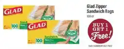 Lowes Foods Glad zipper sandwich bags offer