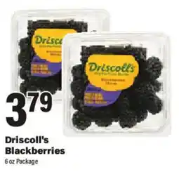 Big Y Driscoll's Blackberries offer