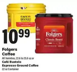 Big Y Folgers Coffee offer