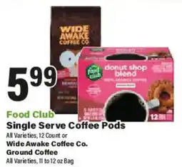 Big Y Food Club Single Serve Coffee Pods offer