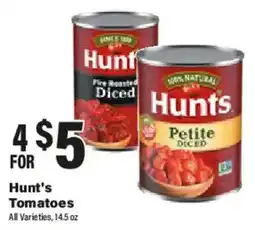 Big Y Hunt's Tomatoes offer