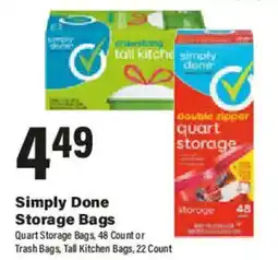 Big Y Simply Done Storage Bags offer