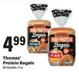 Big Y Thomas' Protein Bagels offer