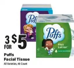 Big Y Puffs Facial Tissue offer