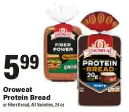 Big Y Oroweat Protein Bread offer