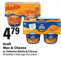 Big Y Kraft Mac & Cheese or Velveeta Shells & Cheese offer