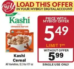 Big Y Kashi Cereal offer