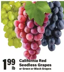 Big Y California Red Seedless Grapes offer
