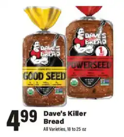 Big Y Dave's Killer Bread offer
