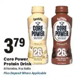 Big Y Core Power Protein Drink offer