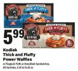Big Y Kodiak Thick and Fluffy Power Waffles offer