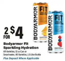 Big Y Bodyarmor Fit Sparkling Hydration offer