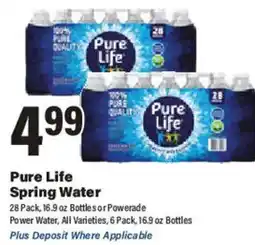 Big Y Pure Life Spring Water offer