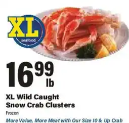 Big Y XL Wild Caught Snow Crab Clusters offer