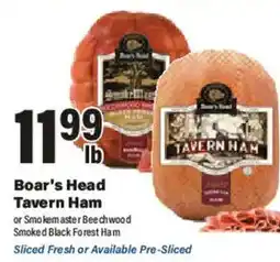 Big Y Boar's Head Tavern Ham offer