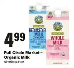 Big Y Full Circle Market Organic Milk offer
