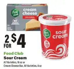 Big Y Food Club Sour Cream offer