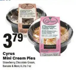 Big Y Cyrus mini cream pies offer