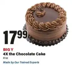 Big Y Big Y 4x the Chocolate Cake offer