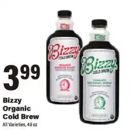 Big Y Bizzy Organic Cold Brew offer