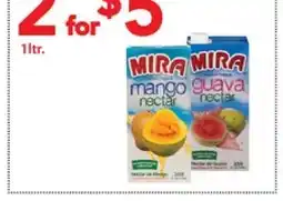 Three Guys from Brooklyn MIRA mango nectar, guava nectar offer