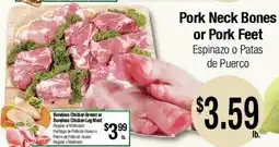 Big Saver Foods Pork Neck Bones or Pork Feet offer