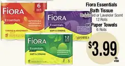 Big Saver Foods Flora Essentials Bath Tissue or Paper Towels offer