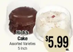 Big Saver Foods Rich's Cake offer
