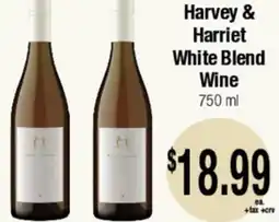 Big Saver Foods Harvey & Harriet White Blend Wine offer