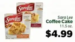 Living Fresh Market Sara Lee Coffee Cake offer