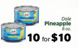 Living Fresh Market Dole Pineapple offer