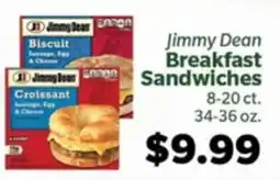 Living Fresh Market Jimmy Dean Breakfast Sandwiches offer