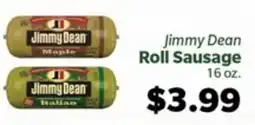 Living Fresh Market Jimmy Dean Roll Sausage offer