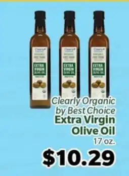 Living Fresh Market Clearly Organic by Best Choice Extra Virgin Olive Oil offer