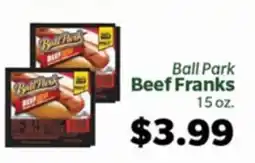 Living Fresh Market Ball Park Beef Franks offer