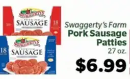 Living Fresh Market Swaggerty's Farm Pork Sausage Patties offer