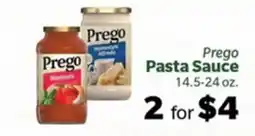 Living Fresh Market Prego Pasta Sauce offer
