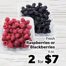Living Fresh Market Fresh Raspberries or Blackberries offer