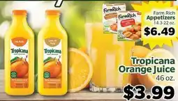 Living Fresh Market Tropicana Orange Juice offer