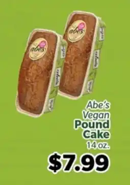 Living Fresh Market Abe's Vegan Pound Cake offer