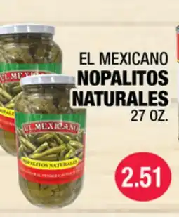 Carnicerias Jimenez EL MEXICANO NOPALITOS NATURALES offer