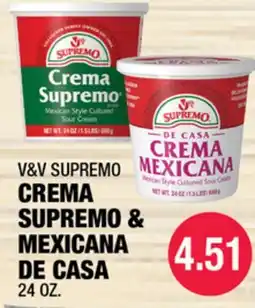 Carnicerias Jimenez V&V SUPREMO CREMA SUPREMO & MEXICANA DE CASA offer