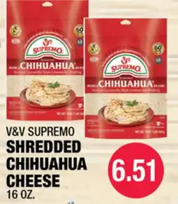 Carnicerias Jimenez V&V SUPREMO SHREDDED CHIHUAHUA CHEESE offer