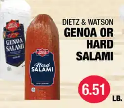 Carnicerias Jimenez GENOA OR HARD SALAMI offer