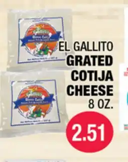 Carnicerias Jimenez EL GALLITO GRATED COTIJA CHEESE offer