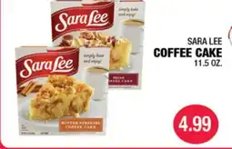 Carnicerias Jimenez SARA LEE COFFEE CAKE offer
