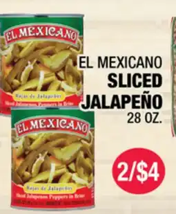 Carnicerias Jimenez EL MEXICANO SLICED JALAPEÑO offer