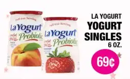Carnicerias Jimenez LA YOGURT YOGURT SINGLES offer