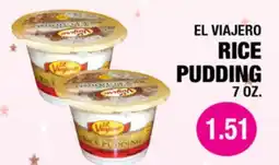 Carnicerias Jimenez EL VIAJERO RICE PUDDING offer